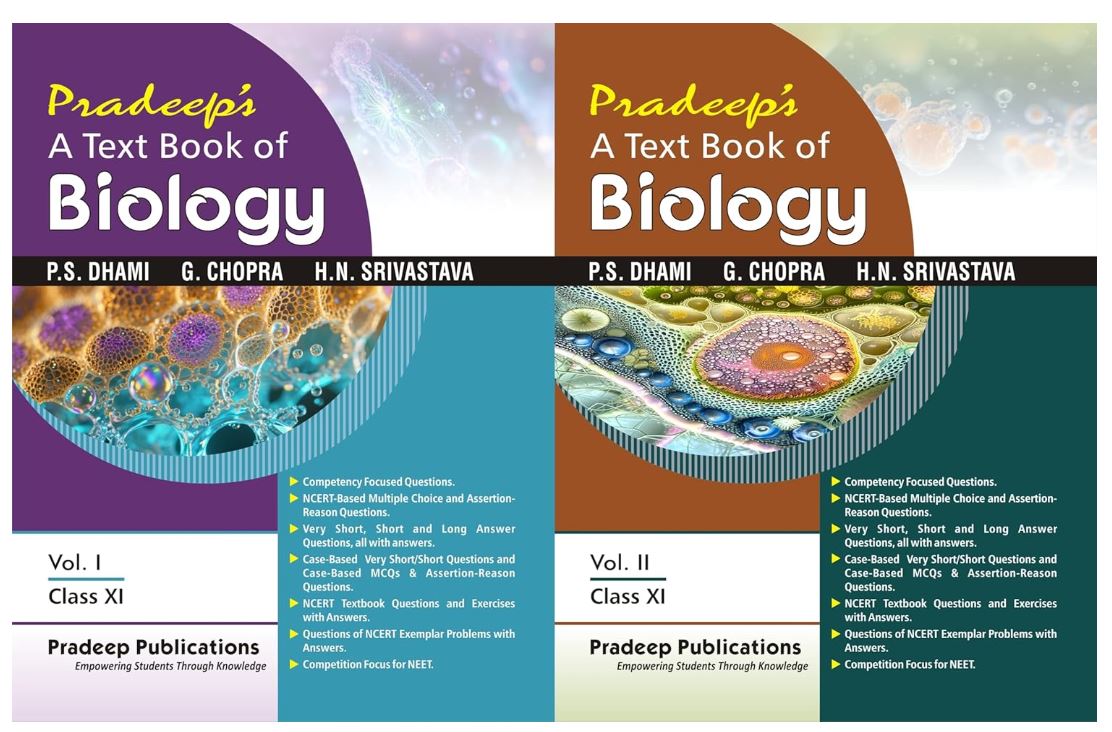 Pradeep's A Text Book of Biology for Class 11